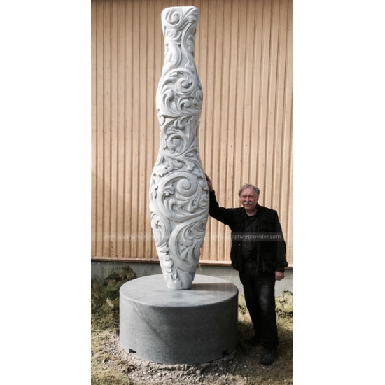 Granite Pillar Sculpture